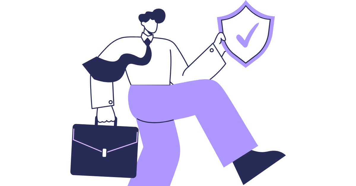 Police officer with tablet